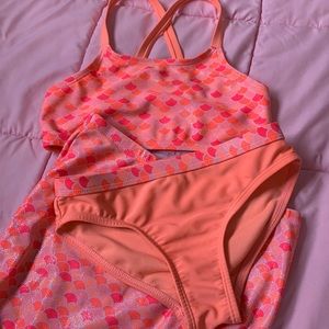 Wonder Nation Girls Mermaid Swim Suit size 7-8